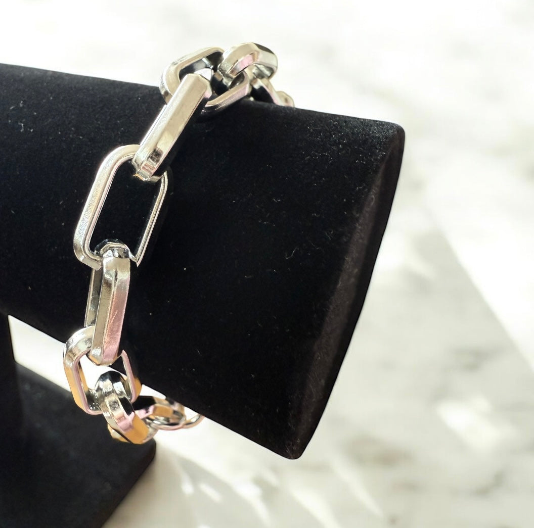 Mason Jake Stainless Steel Thick Chain Bracelet