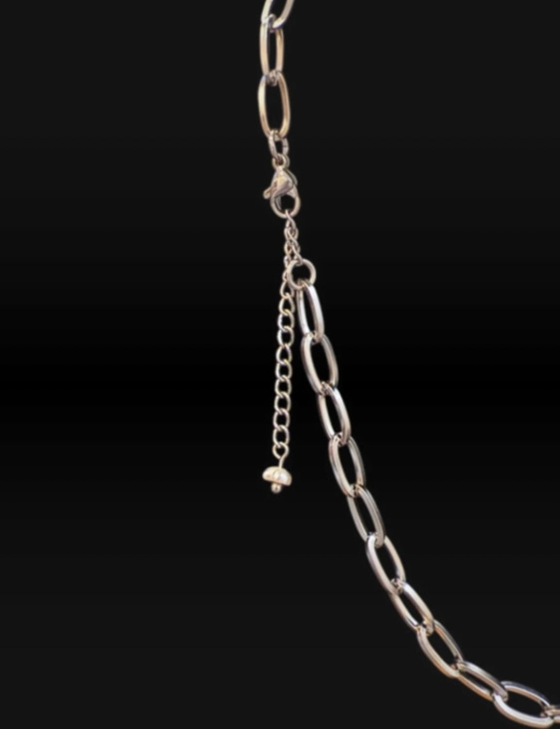 Matti Kai Baroque Freshwater Pearl on Stainless Steel Chain Necklace