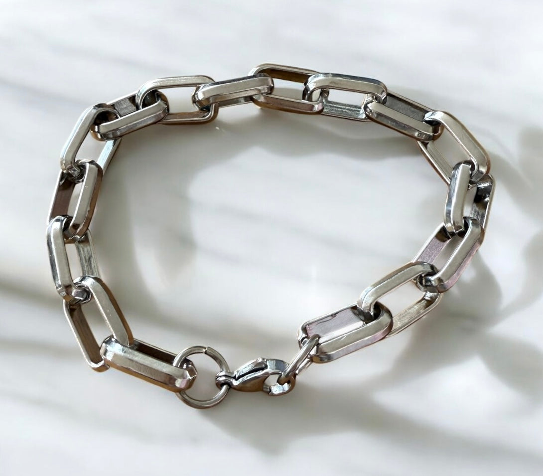 Mason Jake Stainless Steel Thick Chain Bracelet